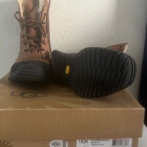 UGG Adirondack Brown and Black Boots